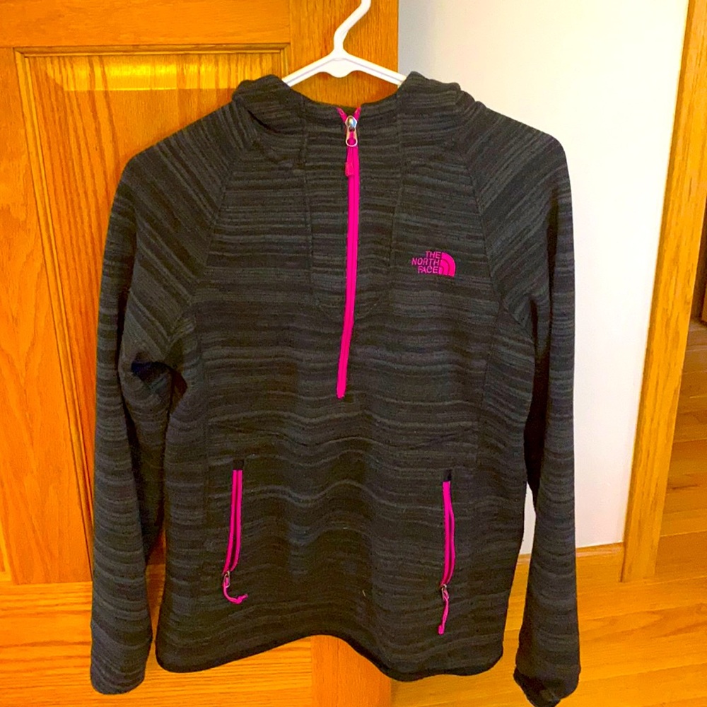 North Face Small black & pink sweatshirt